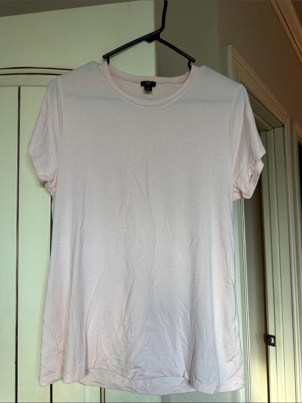 Jcrew 365 Classic Crewneck Tee - Light Pink